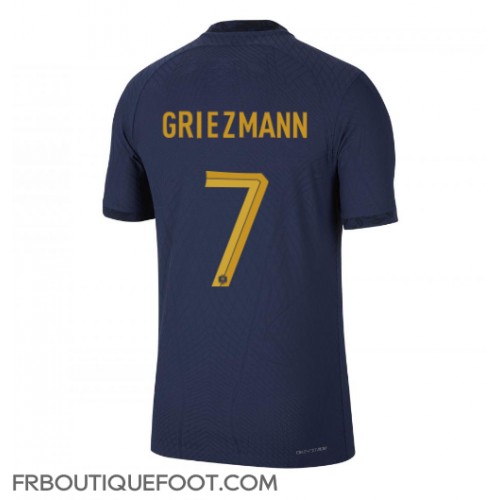 Maillot de foot France Antoine Griezmann #7 Domicile vêtements Monde 2022 Manches Courtes